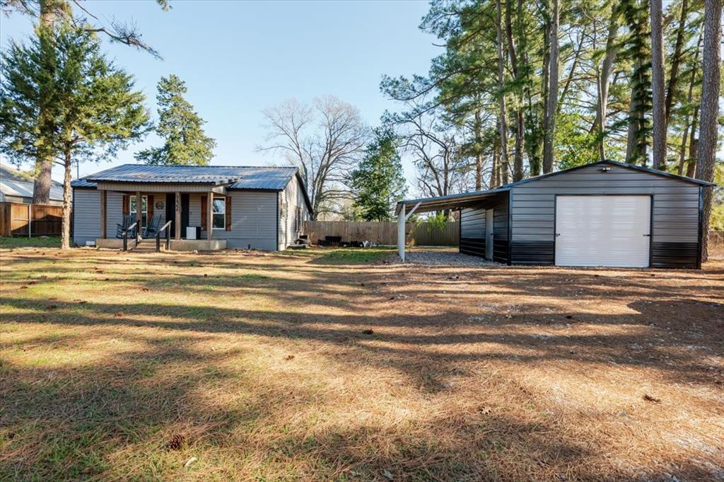 a view of a house with a outdoor space