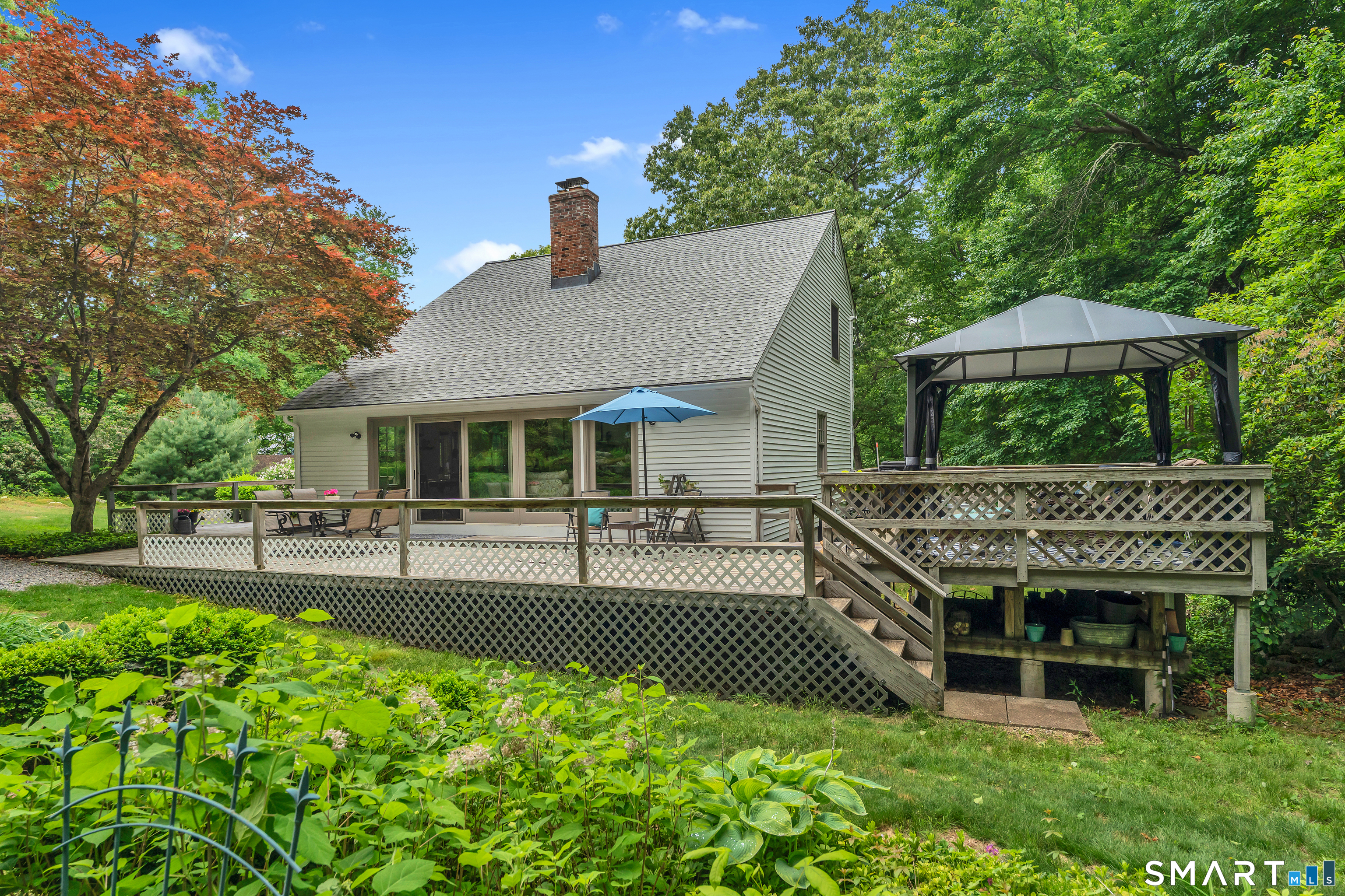 57 Weiss Road Haddam, CT 06438 - Photo 29 of 39 Back deck view