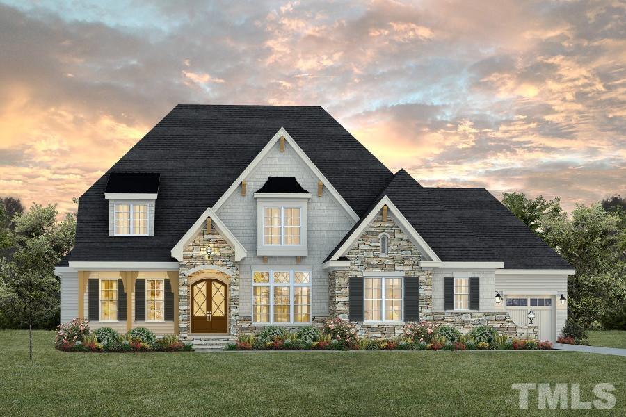 5017 Winding View Lane Raleigh, NC 27615 - Photo 1 of 6 front view of house with a yard