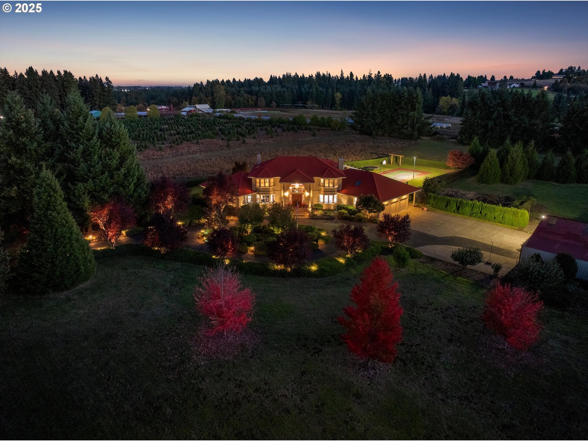 13680 Southwest Morgan Road Sherwood, OR 97140 - Photo 2 of 48 a view of swimming pool outdoor seating and lake
