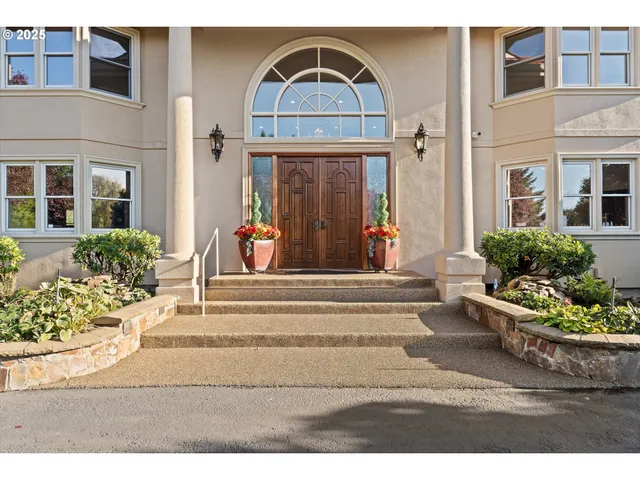 a view of a house with a porch