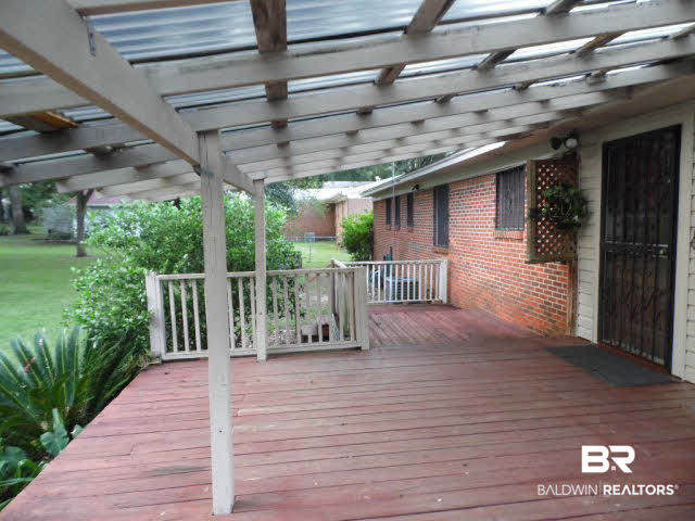 2861 Pinetucky Road Mobile, AL 36618 - Photo 15 of 20 ANOTHER VIEW OF THE DECK