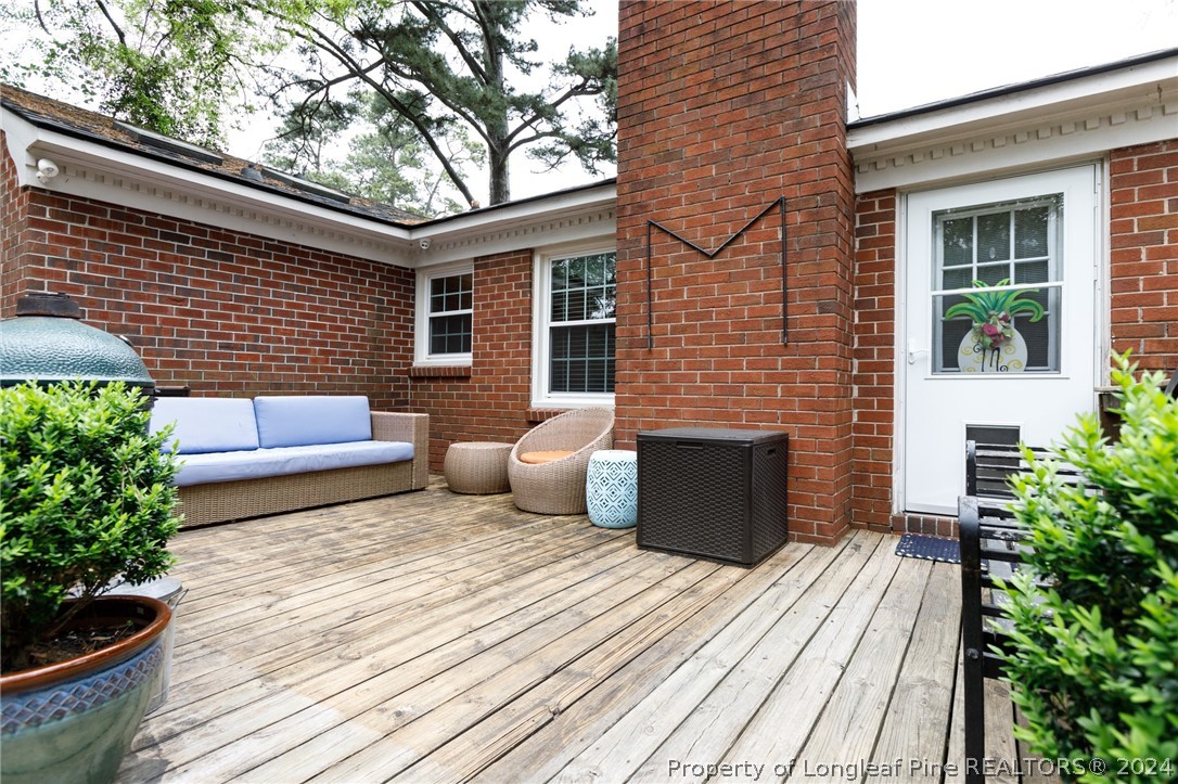 2519 Huntington Road Fayetteville, NC 28303 - Photo 31 of 36 a view of a two chairs in the patio