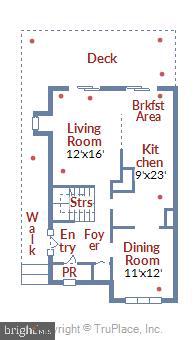 2051 Swans Neck Way Reston, VA 20191 - Photo 28 of 35 Main level floorplan