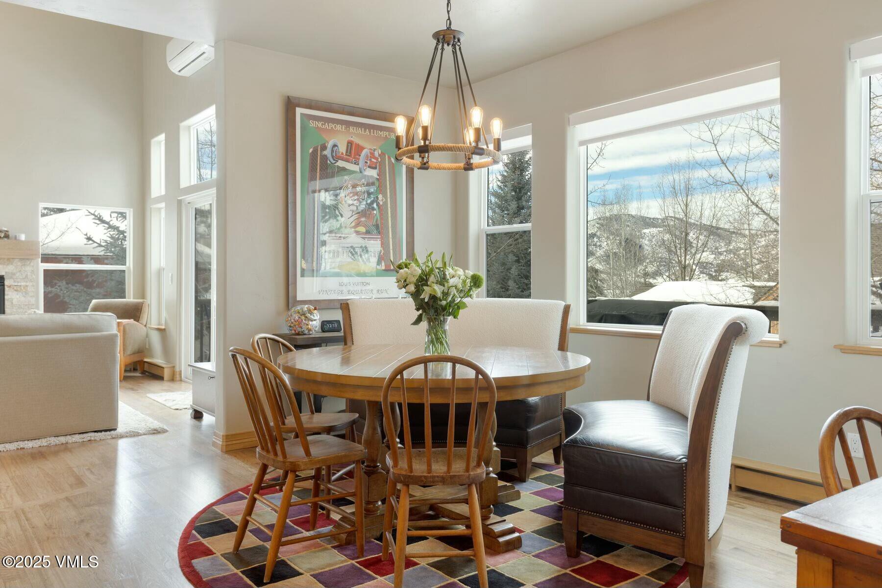 85 Remington Trail Edwards, CO 81632 - Photo 17 of 41 a view of a dining room with furniture window and outside view