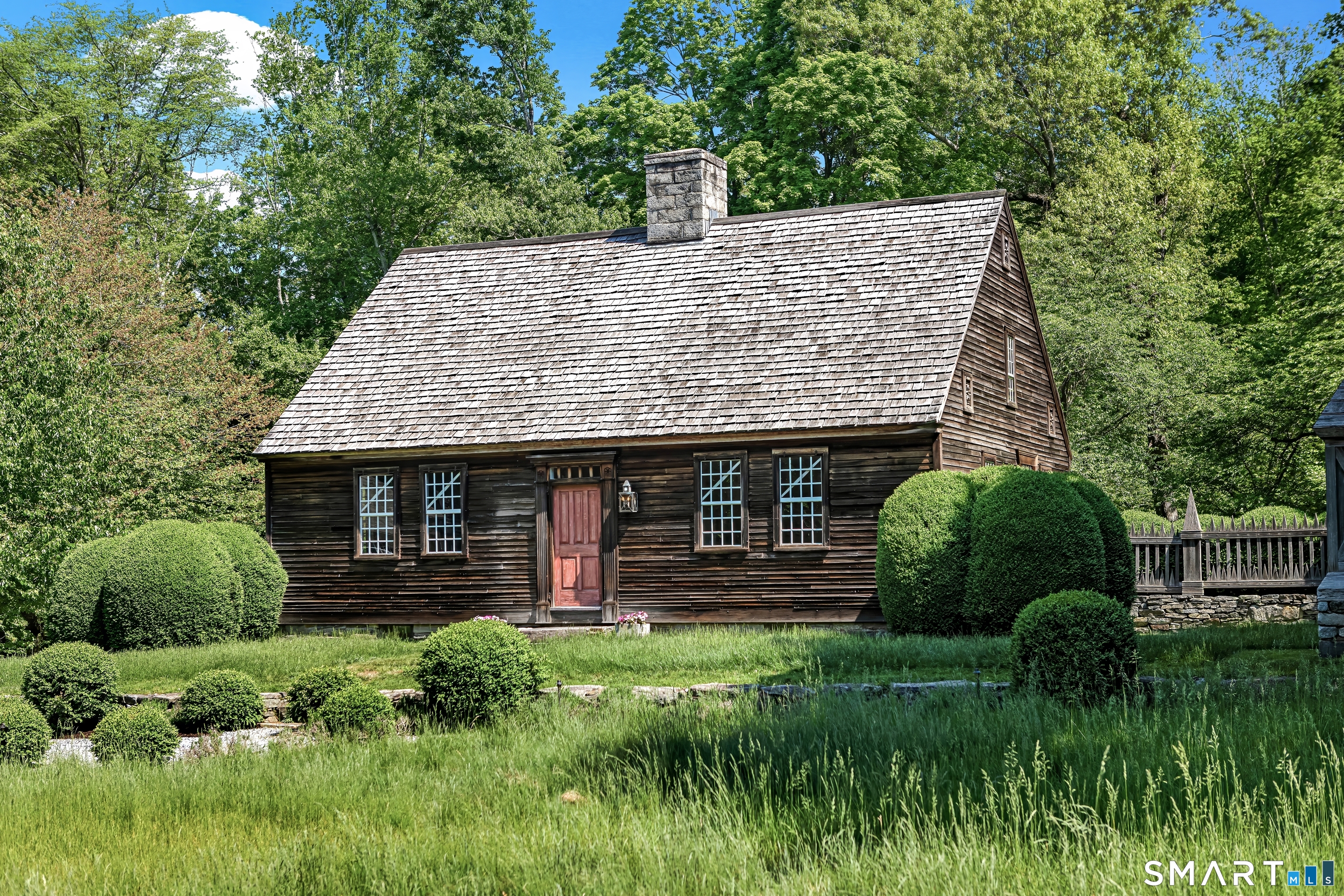 155 A Joshuatown Road Lyme, CT 06371 - Photo 24 of 40 Meticulously restored 1787 Cape anchors this country compound