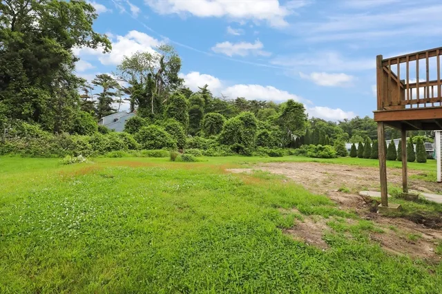 a view of yard with green space