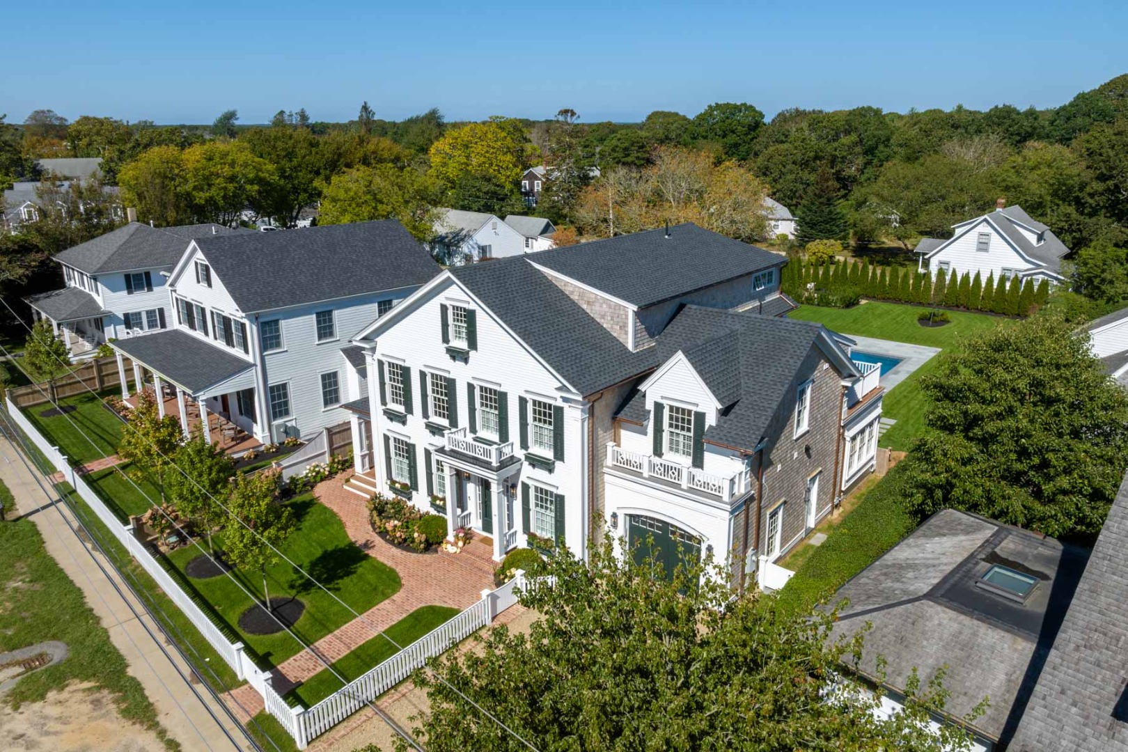 183 Upper Main Street Edgartown, MA 02539 - Photo 33 of 33 an aerial view of a house