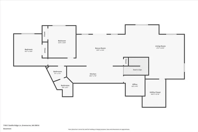 $1,100,000 | 7105 South Saddle Ridge Road, Spokane Valley, WA 99016