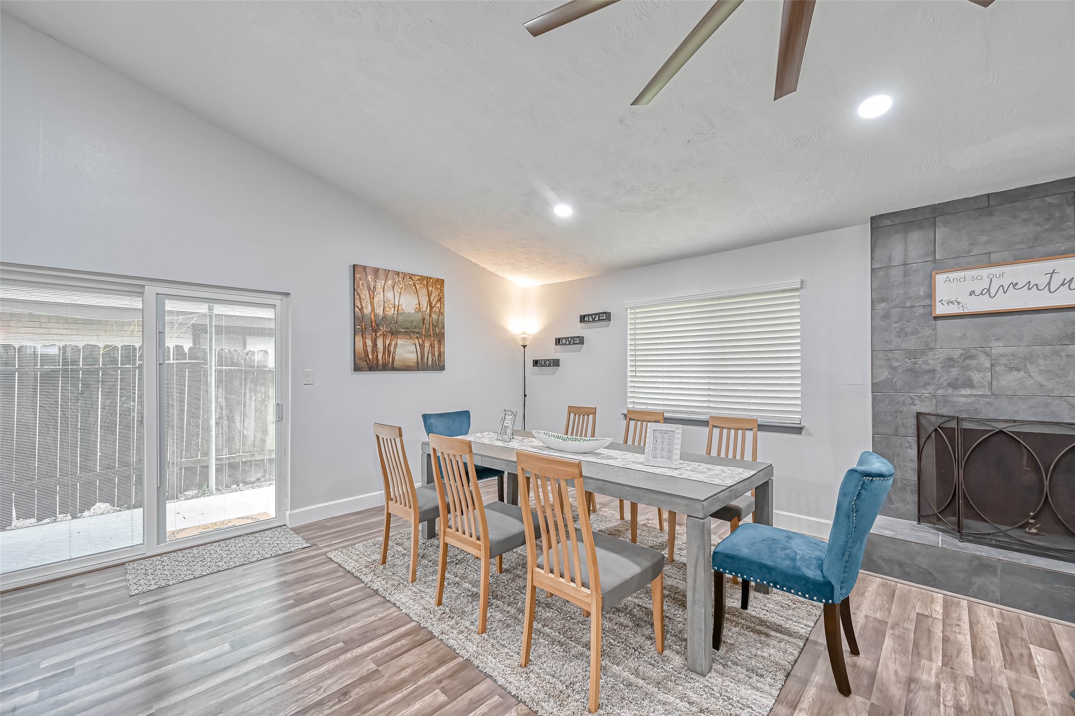 11618 Corona Lane Houston, TX 77072 - Photo 9 of 50 a dining room with furniture and wooden floor