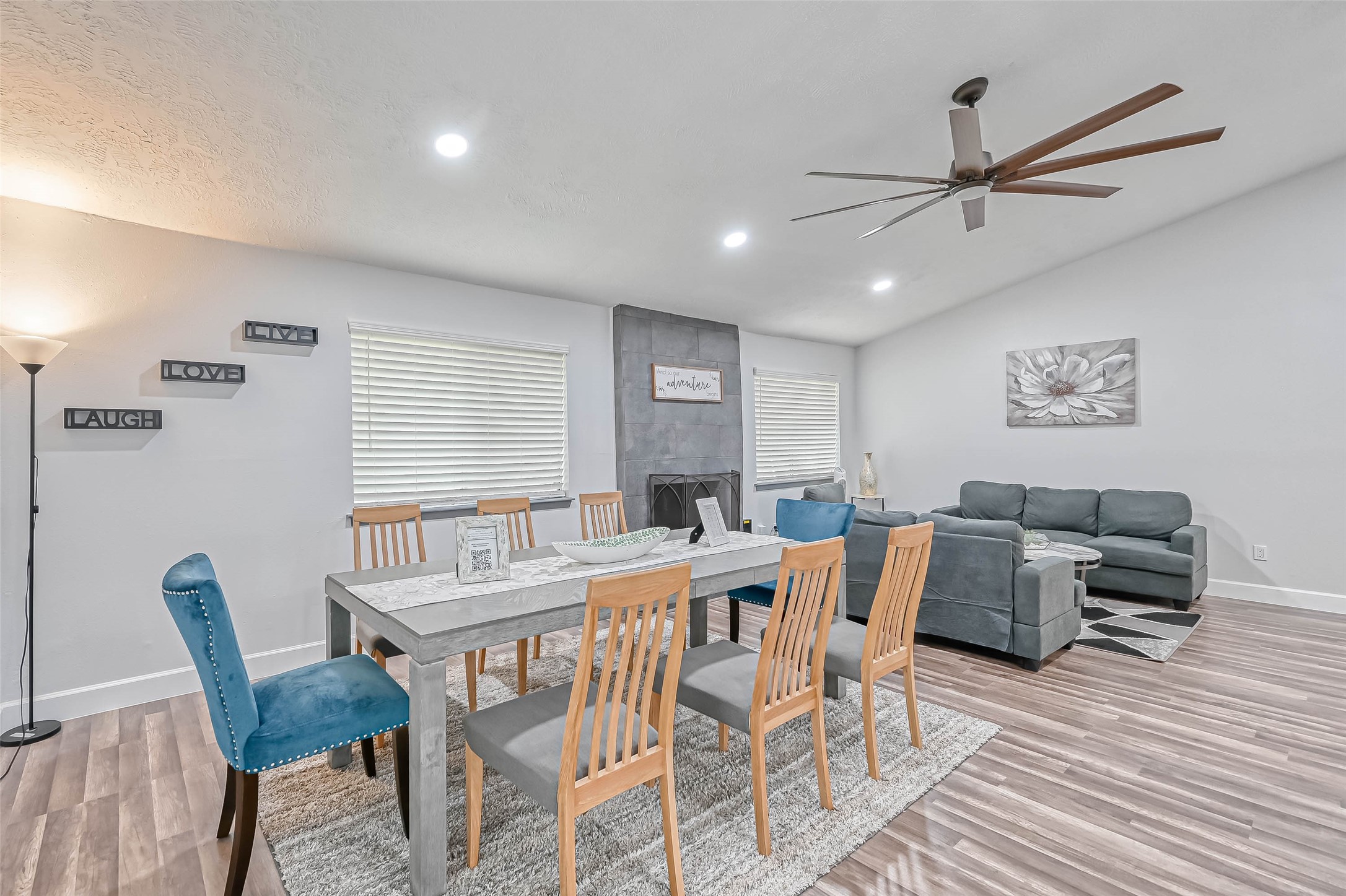 11618 Corona Lane Houston, TX 77072 - Photo 10 of 50 a view of a dining room with furniture window and wooden floor