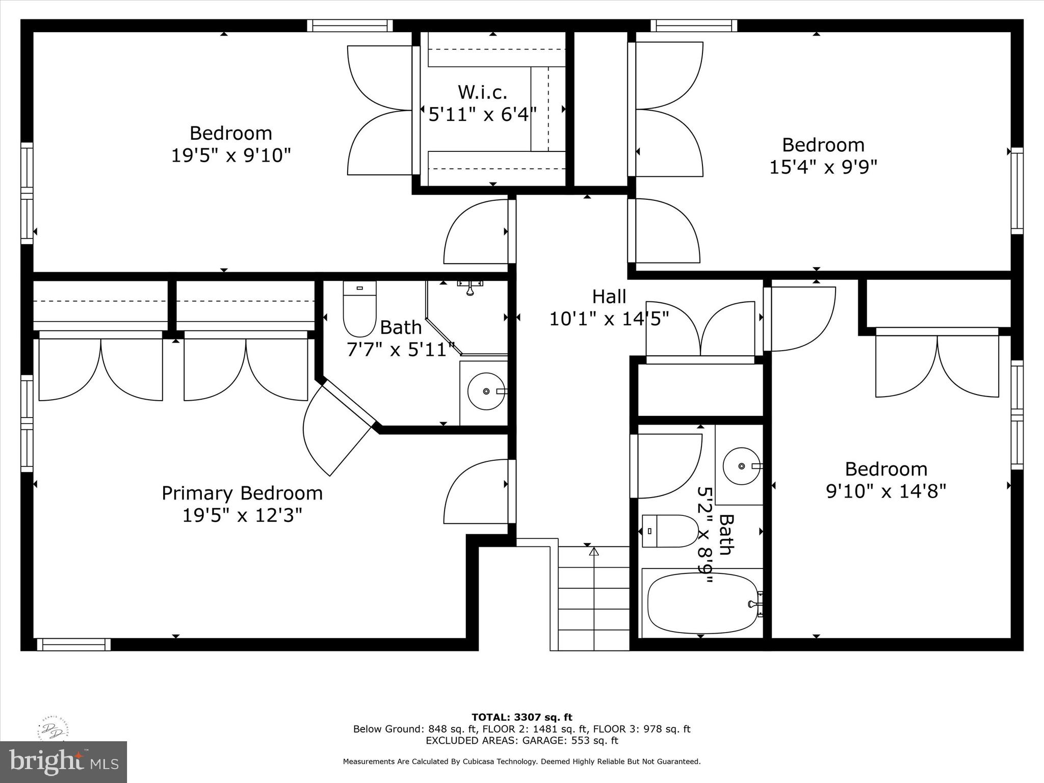24 Bridleshire Road Newark, DE 19711 - Photo 58 of 59 Upper Level floor plan