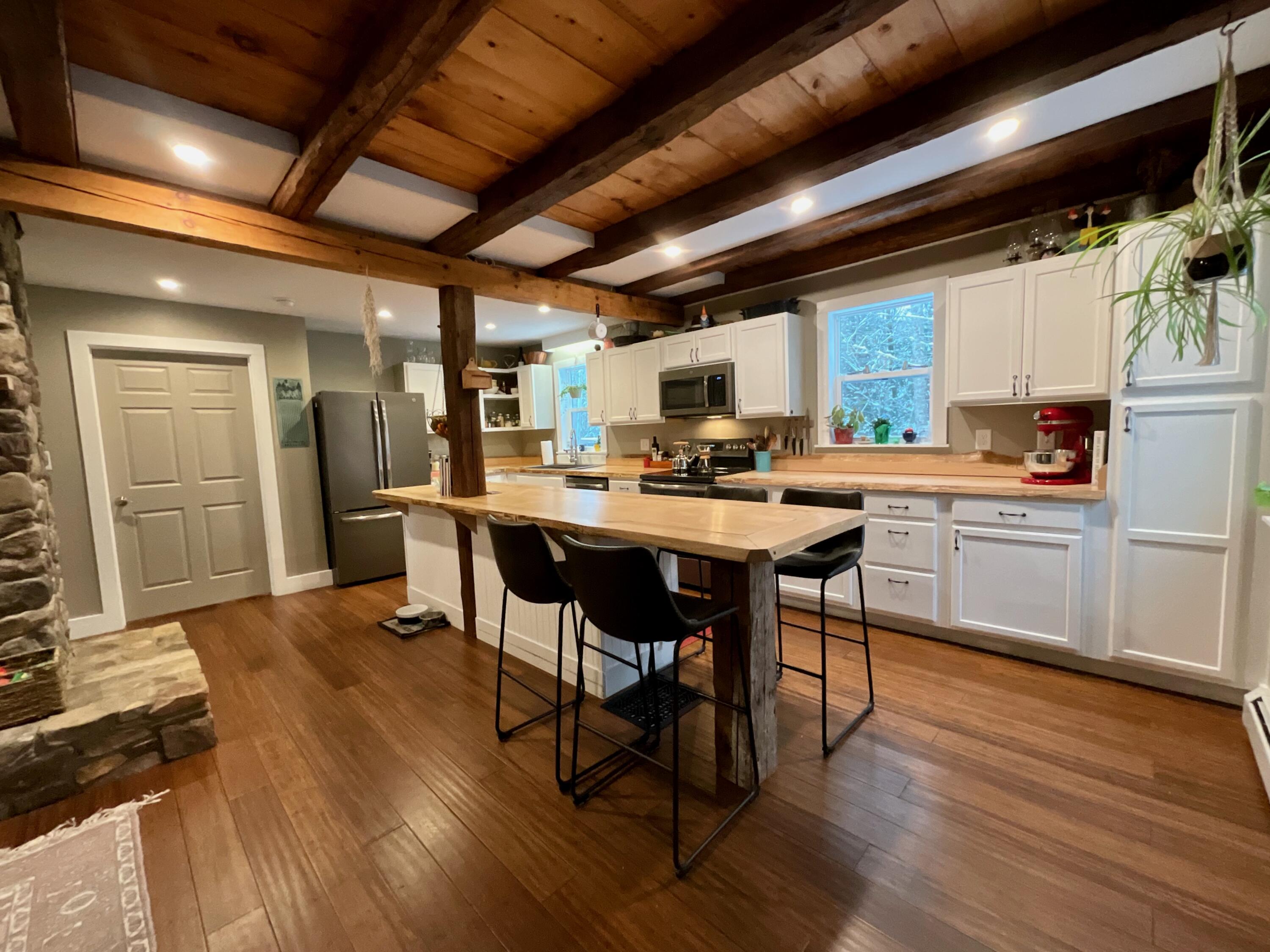 41 Laren Road Jefferson, ME 04348 - Photo 26 of 53 View of Kitchen from Sitting area