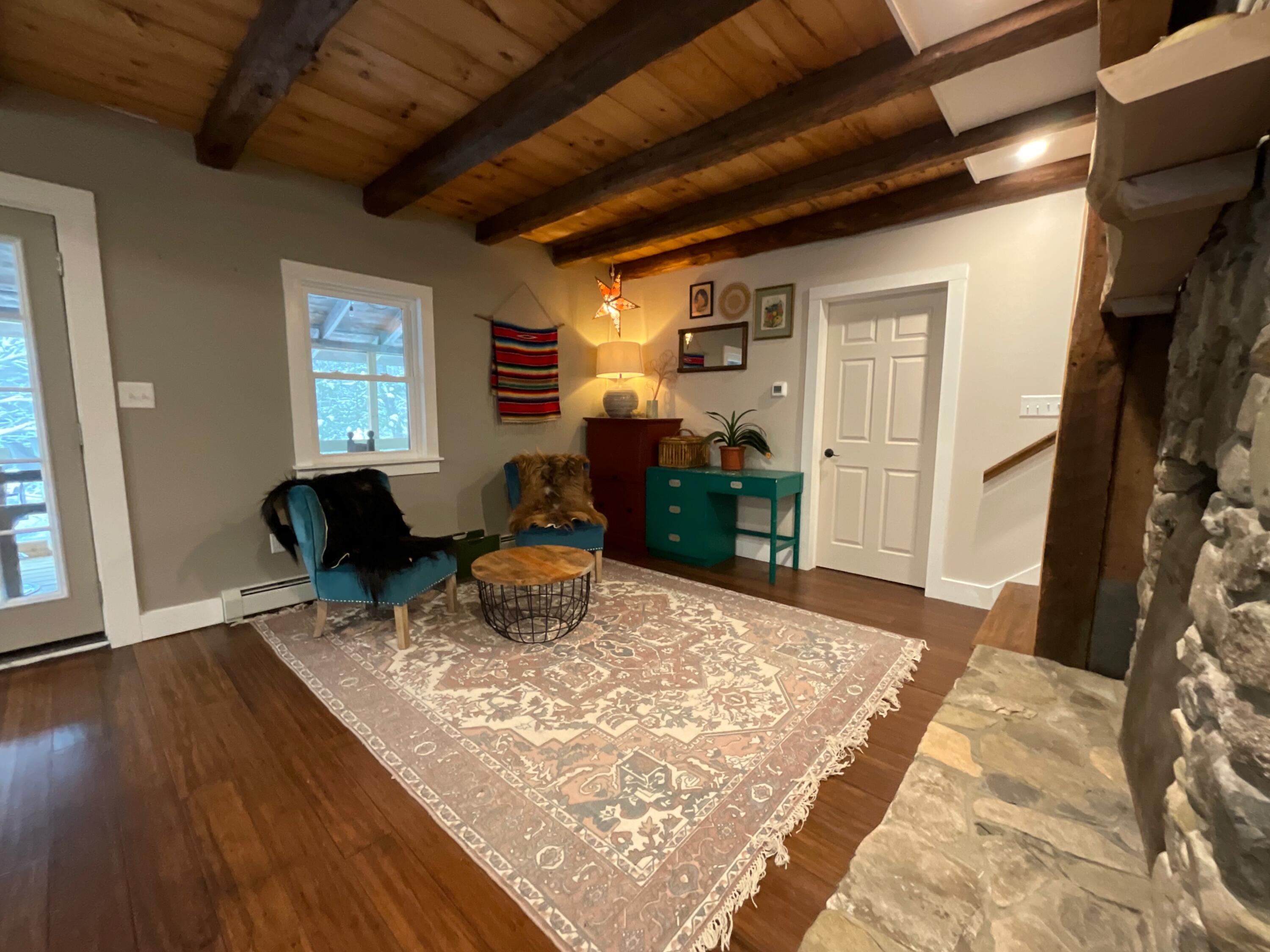 41 Laren Road Jefferson, ME 04348 - Photo 29 of 53 Sitting area with Fireplace