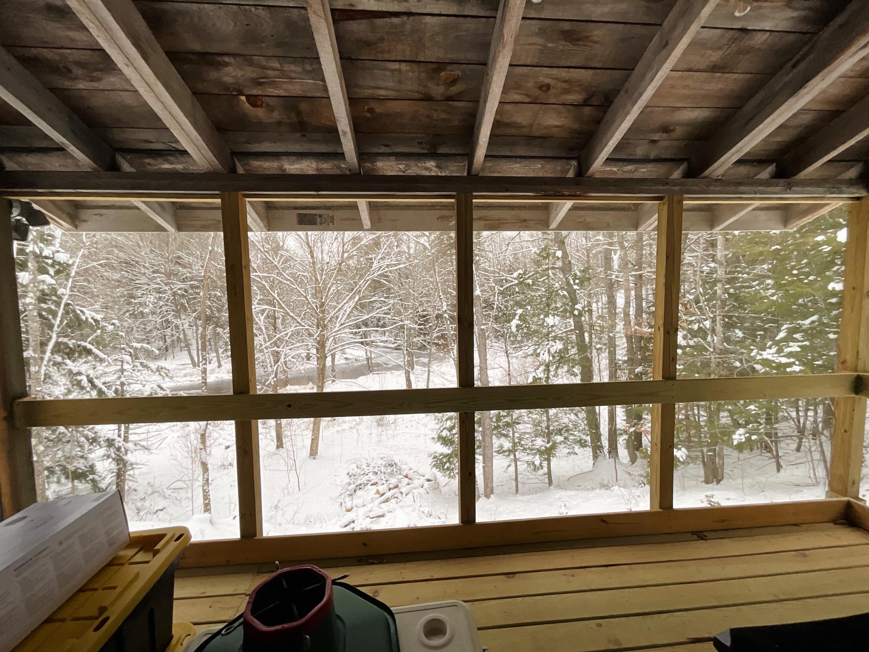 41 Laren Road Jefferson, ME 04348 - Photo 30 of 53 Screened-in Porch off kitchen
