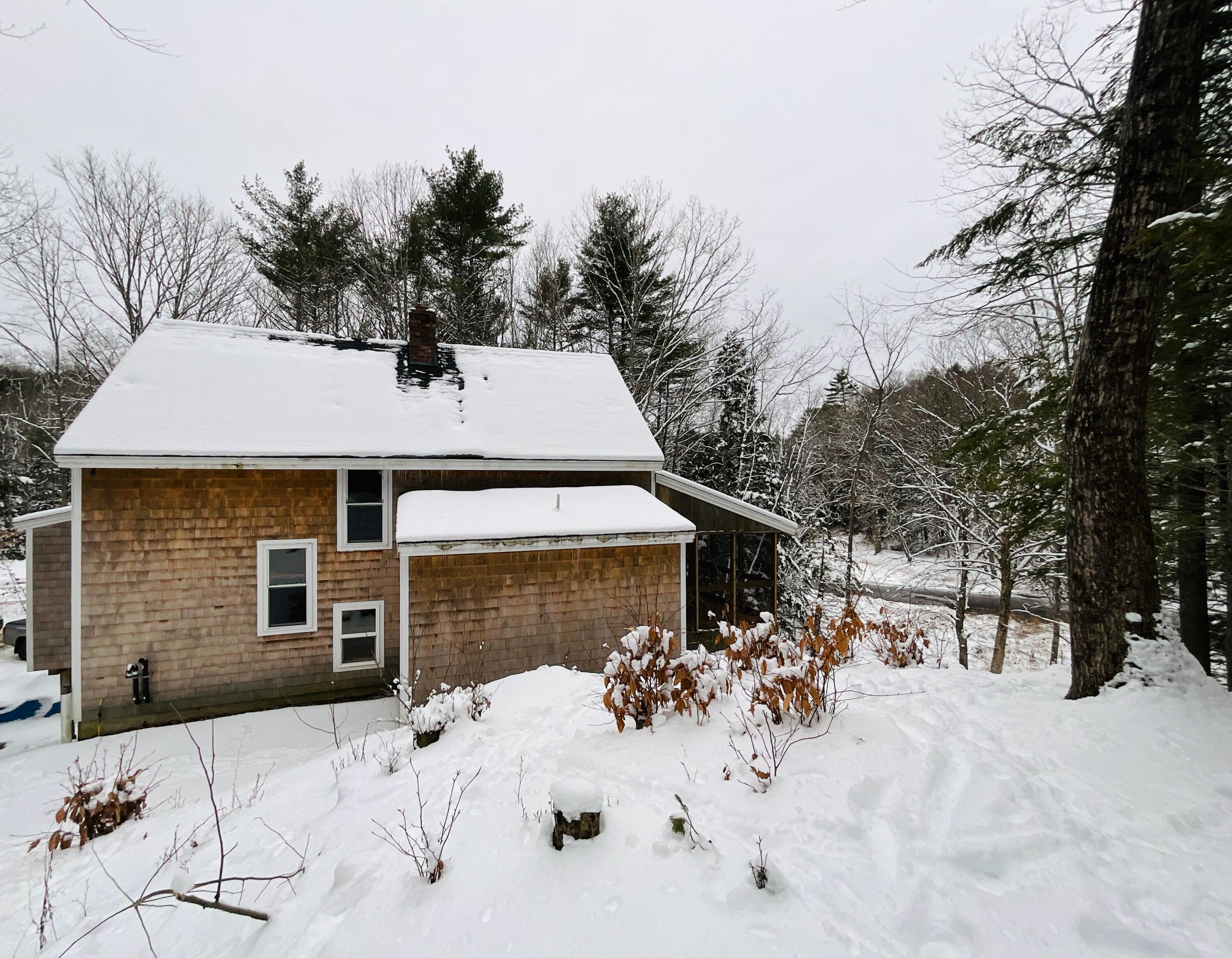 41 Laren Road Jefferson, ME 04348 - Photo 3 of 53 View of house from behind