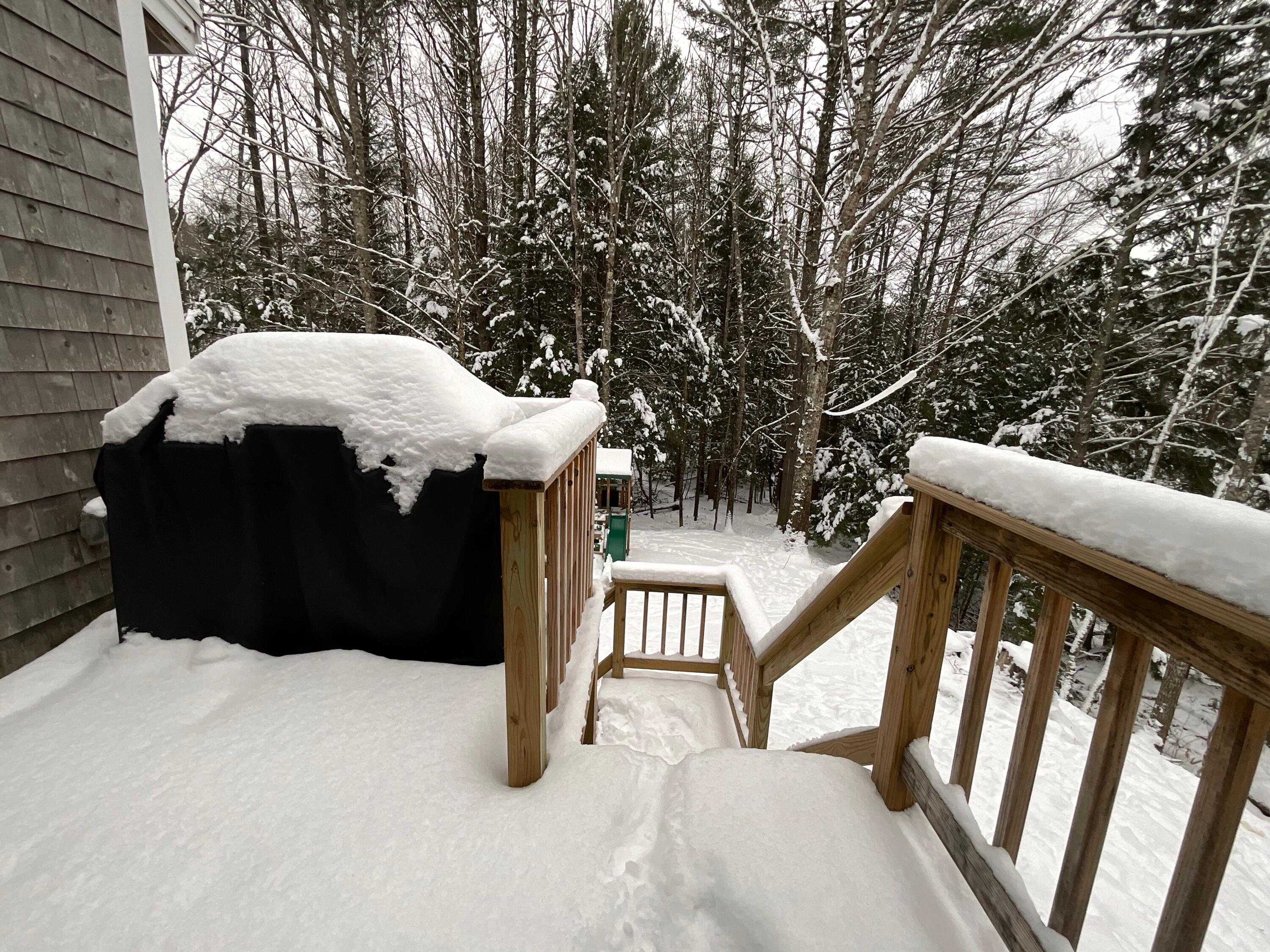 41 Laren Road Jefferson, ME 04348 - Photo 31 of 53 Deck off Screened-in Porch