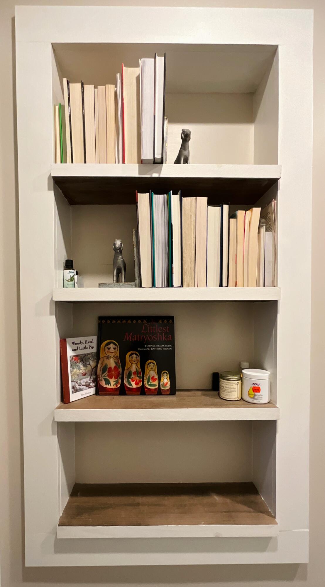 41 Laren Road Jefferson, ME 04348 - Photo 44 of 53 Built-in Bookcase in 3rd level hallway