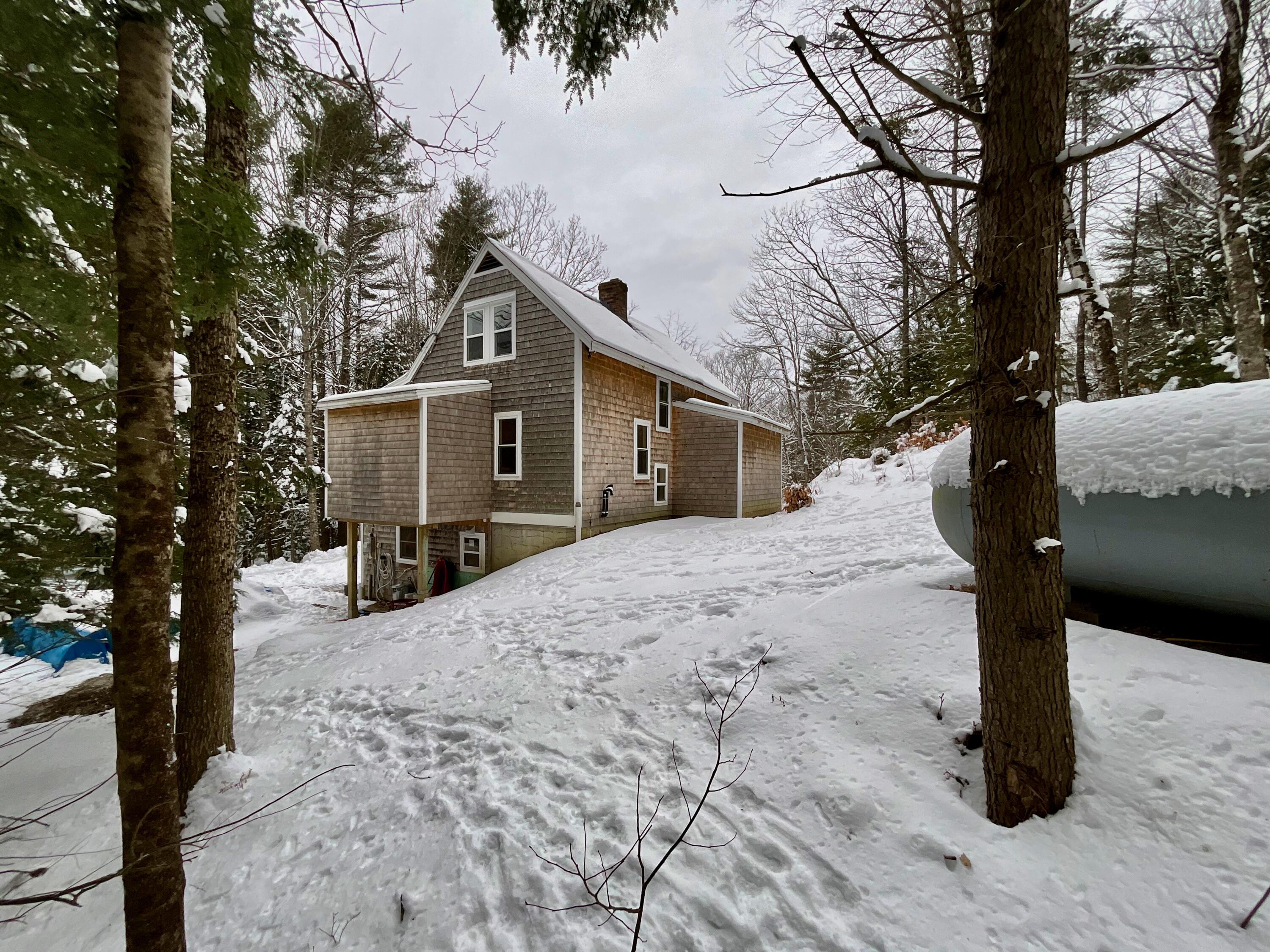 41 Laren Road Jefferson, ME 04348 - Photo 5 of 53 Side rear corner view of home