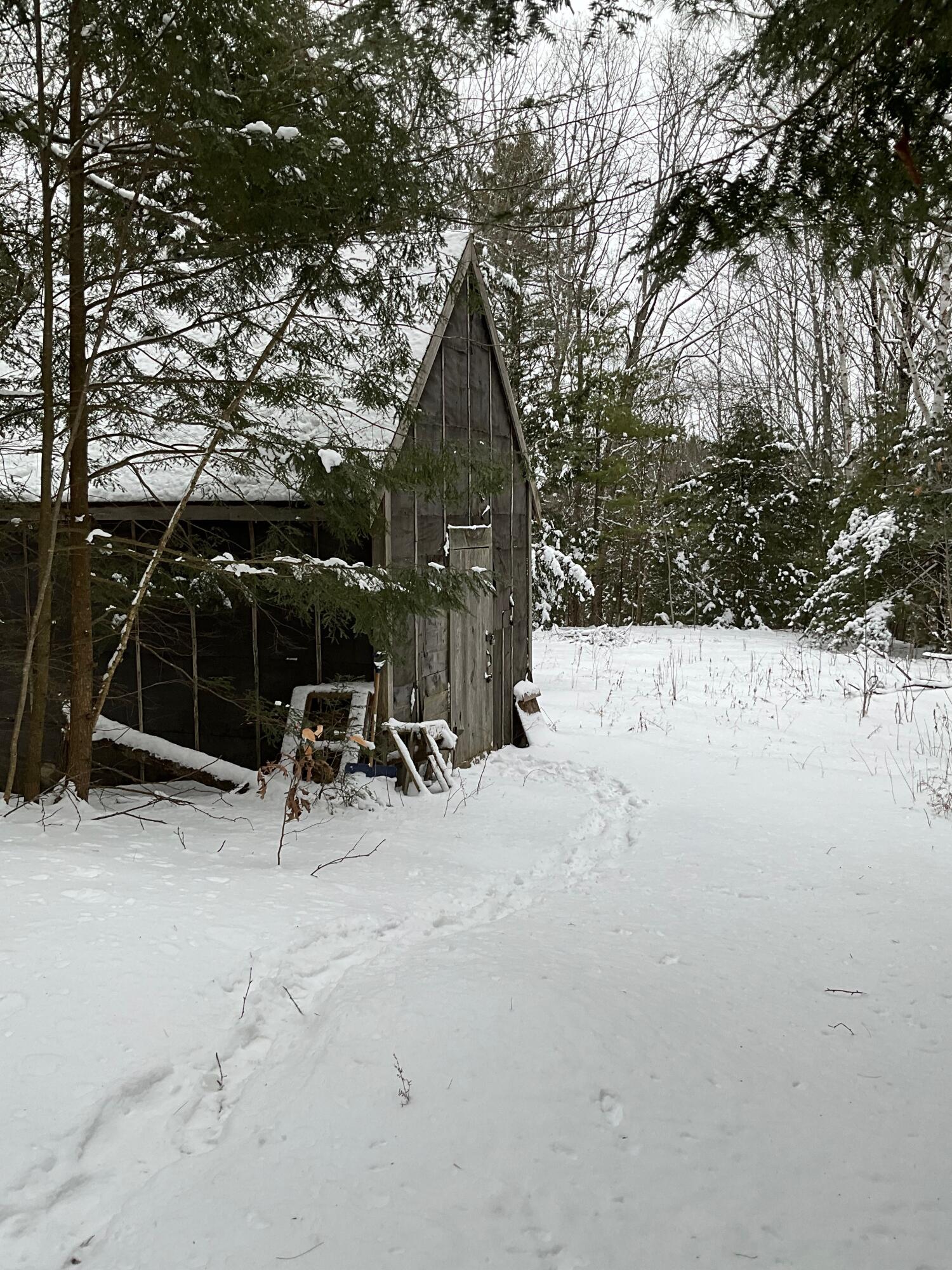 41 Laren Road Jefferson, ME 04348 - Photo 51 of 53 Upper lot with shed