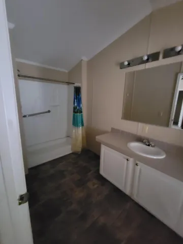 a bathroom with a toilet