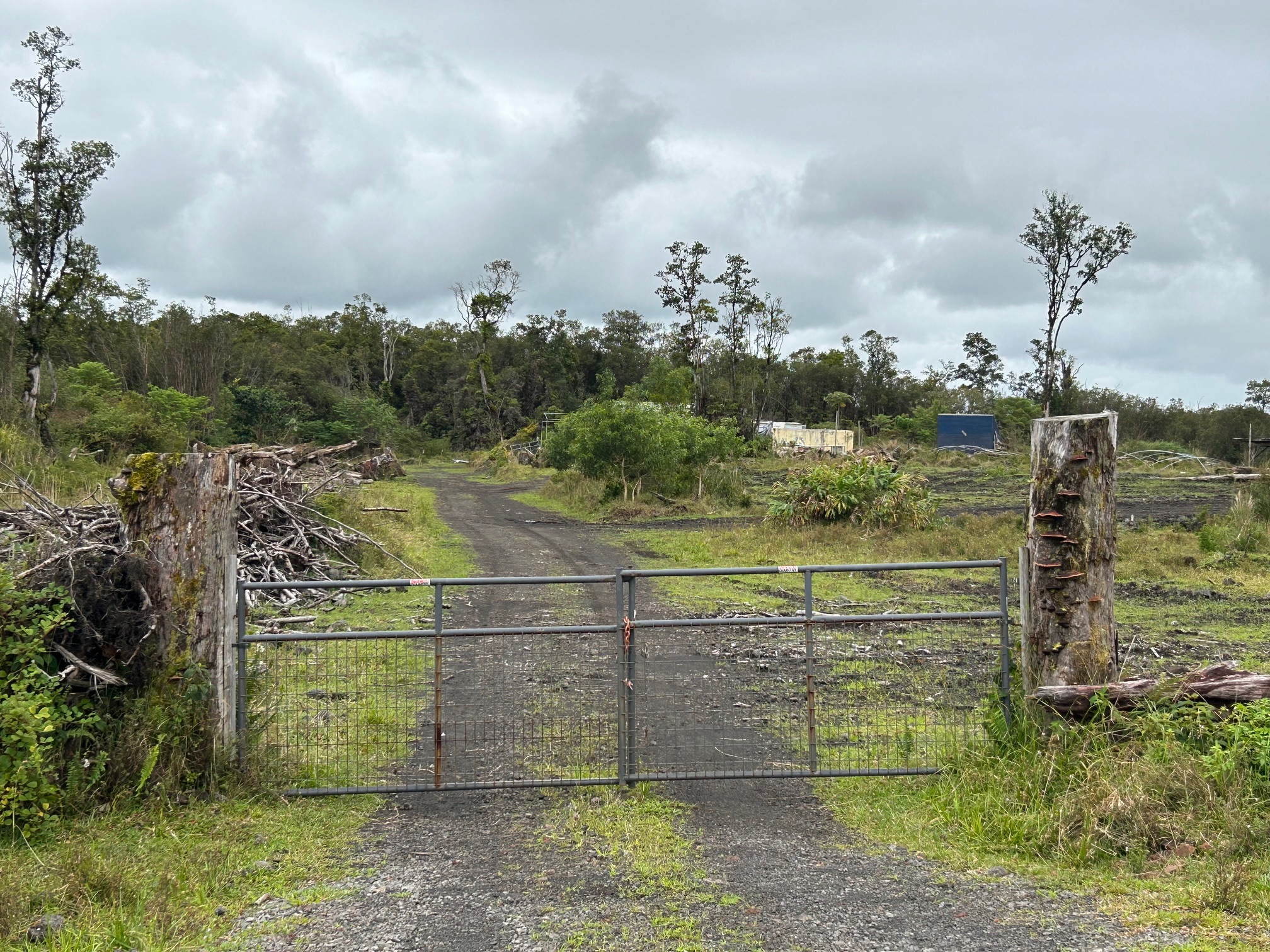 a view of a fence