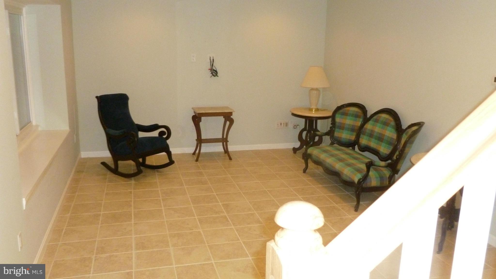 Living Room pre-wired for television