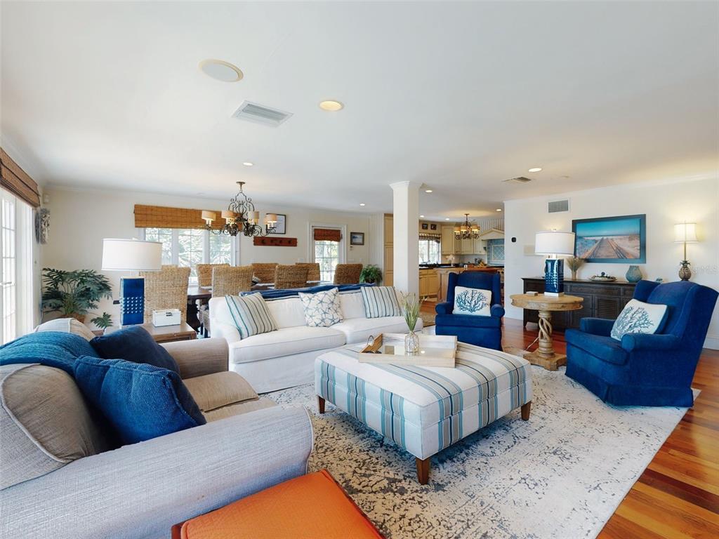 1913 Hill Street, Unit 2 New Smyrna Beach, FL 32169 - Photo 39 of 90 a living room with furniture and a couch