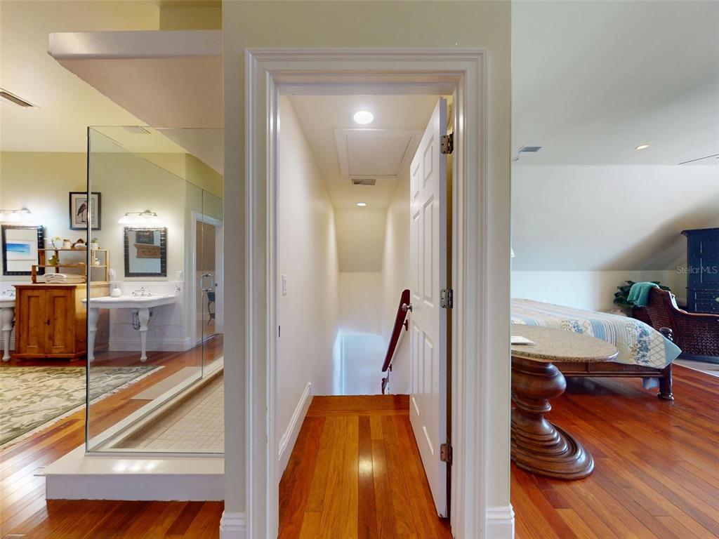 1913 Hill Street, Unit 2 New Smyrna Beach, FL 32169 - Photo 51 of 90 a view of a living room and bathroom