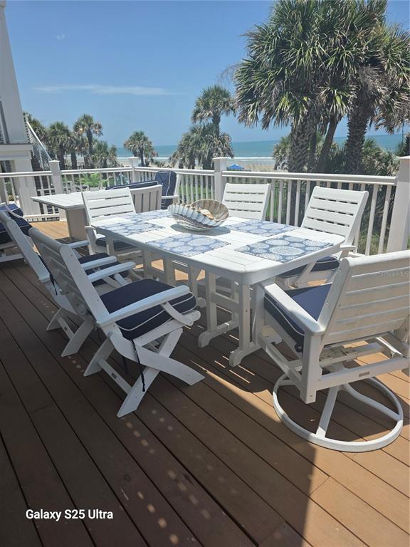 1913 Hill Street, Unit 2 New Smyrna Beach, FL 32169 - Photo 81 of 90 a view of roof deck with seating space