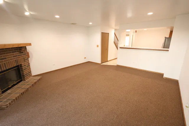 a view of an empty room