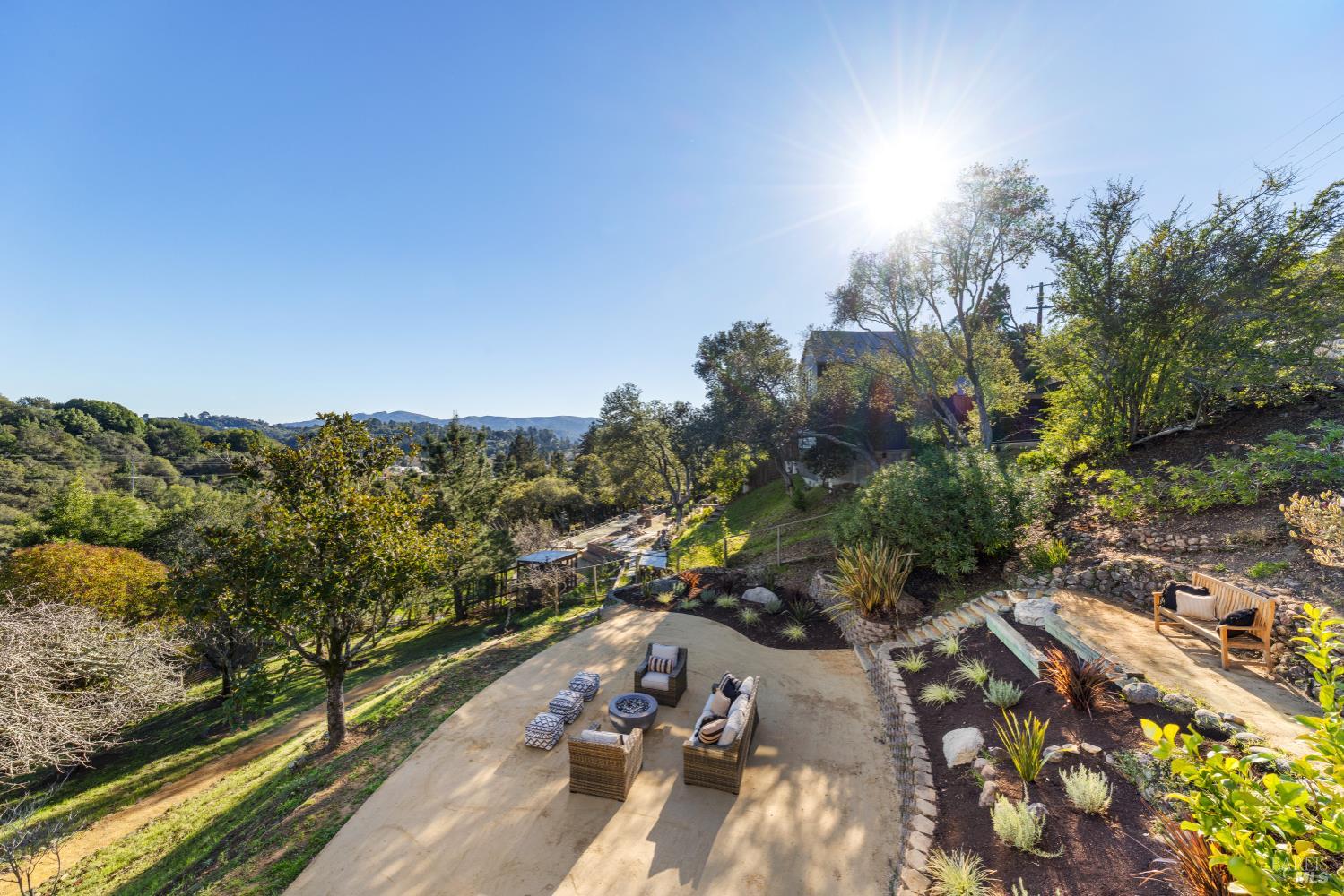 18 Stanton Way Mill Valley, CA 94941 - Photo 15 of 74 Wonderful patio to enjoy- or perhaps a pool or grassy space is on the drawing board.
