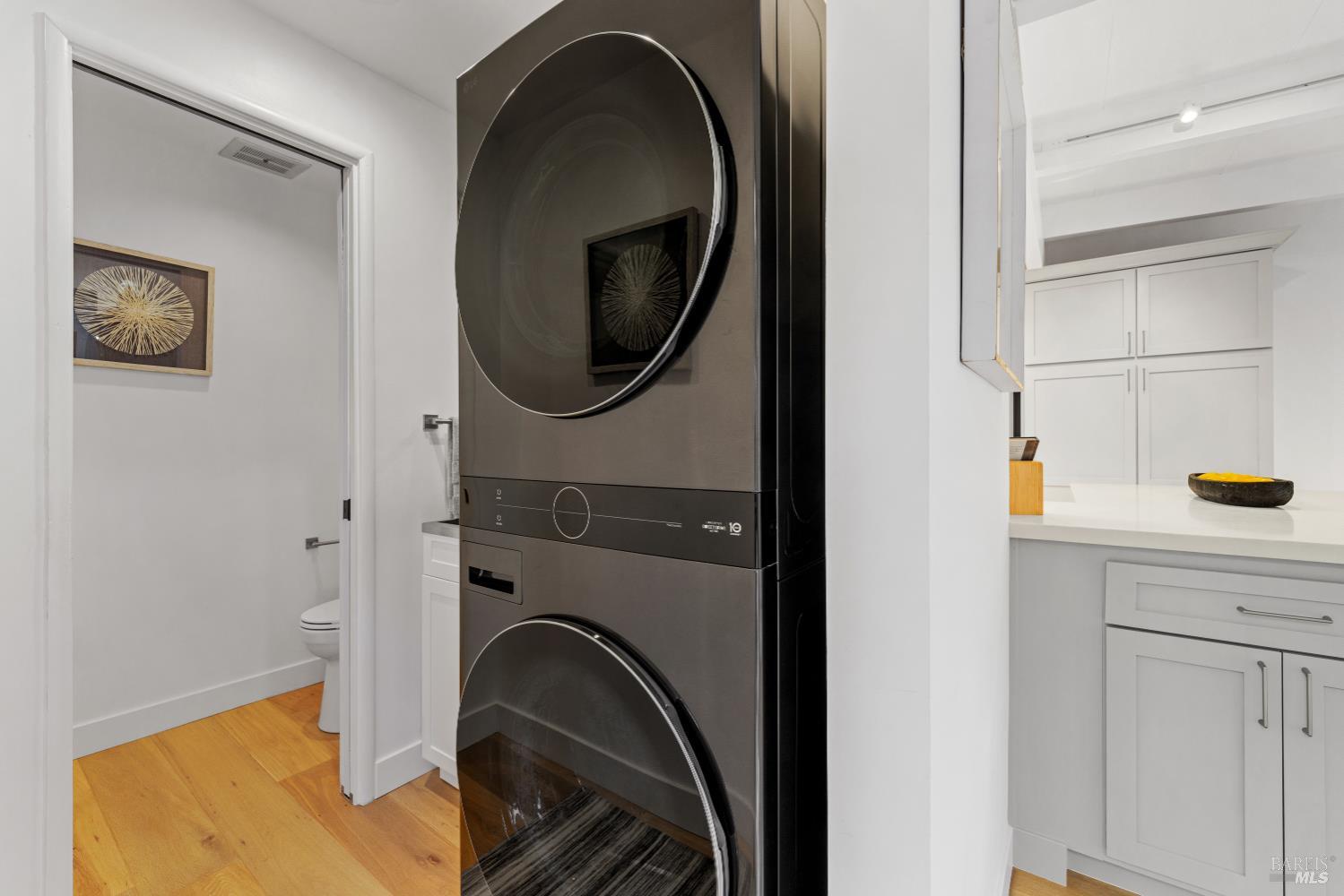 18 Stanton Way Mill Valley, CA 94941 - Photo 24 of 74 New washer and dryer with half-bath just around the corner.