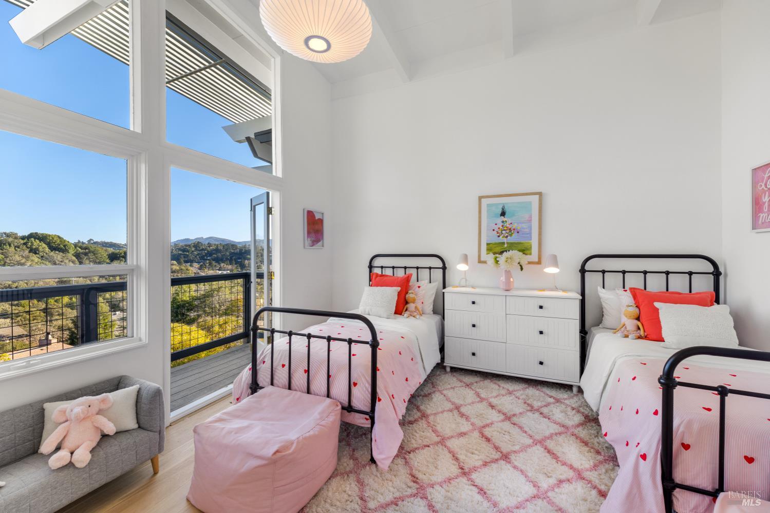 18 Stanton Way Mill Valley, CA 94941 - Photo 43 of 74 Stunning views and access to the deck from this spacious bedroom.