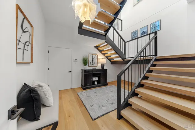 a view of a city with lake view