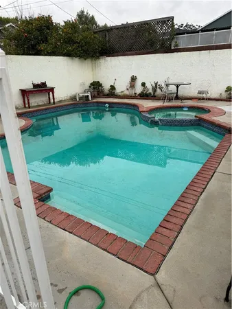 a view of a backyard with a lake