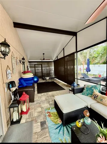 a building with trees in the background