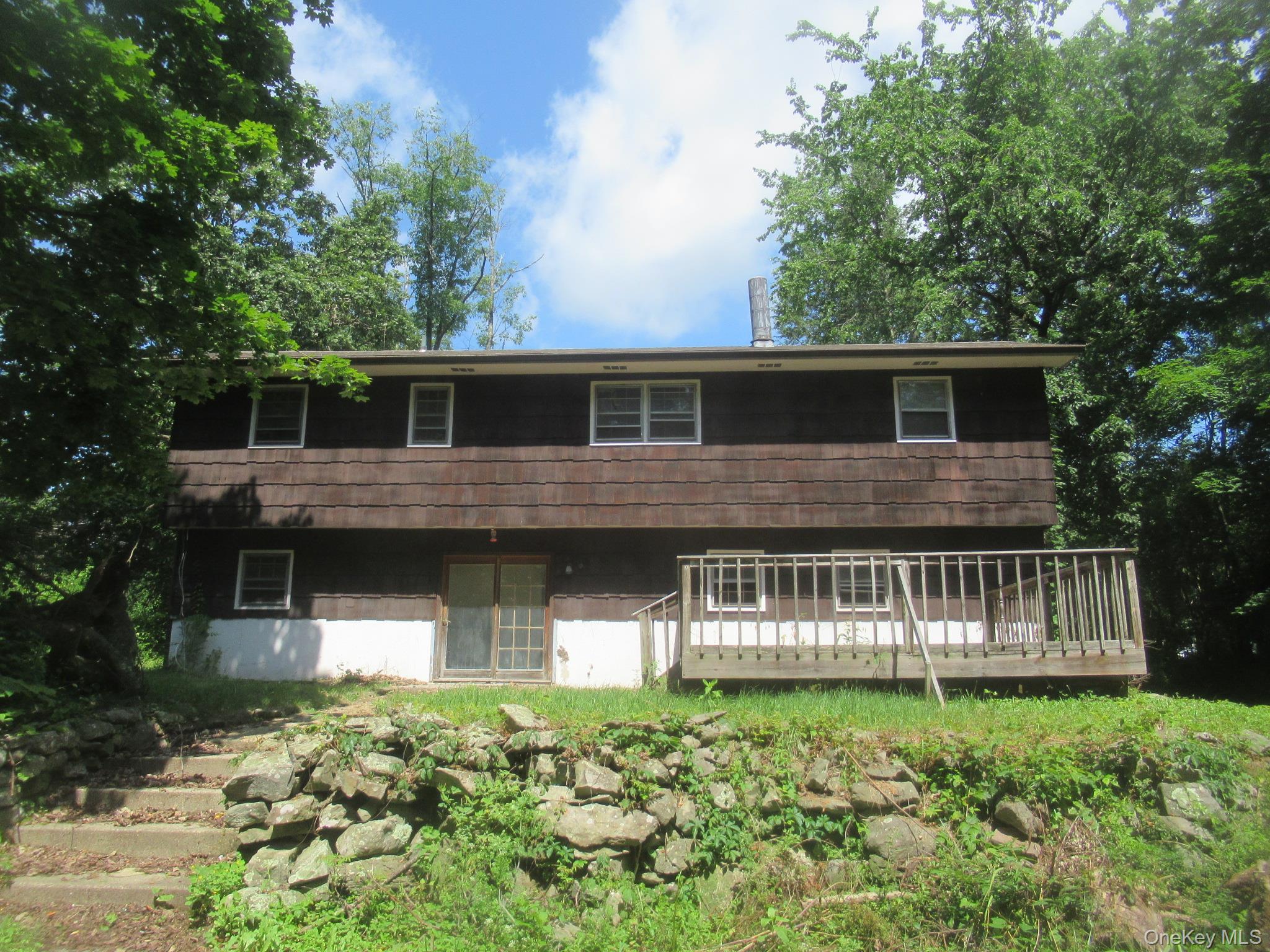 24 Edinburgh Road Middletown, NY 10941 - Photo 3 of 17 View of front of property featuring a wooden deck