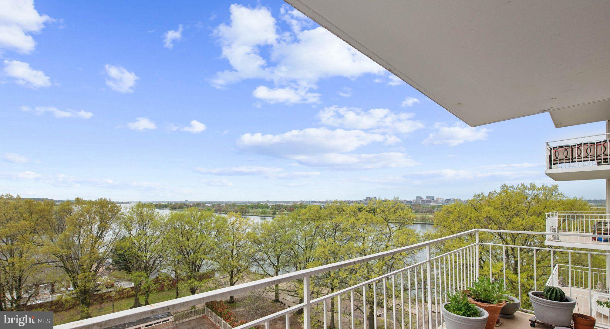 1425 4th Street Southwest, Unit A710 Washington, DC 20024 - Photo 1 of 43 a view of a city from a balcony