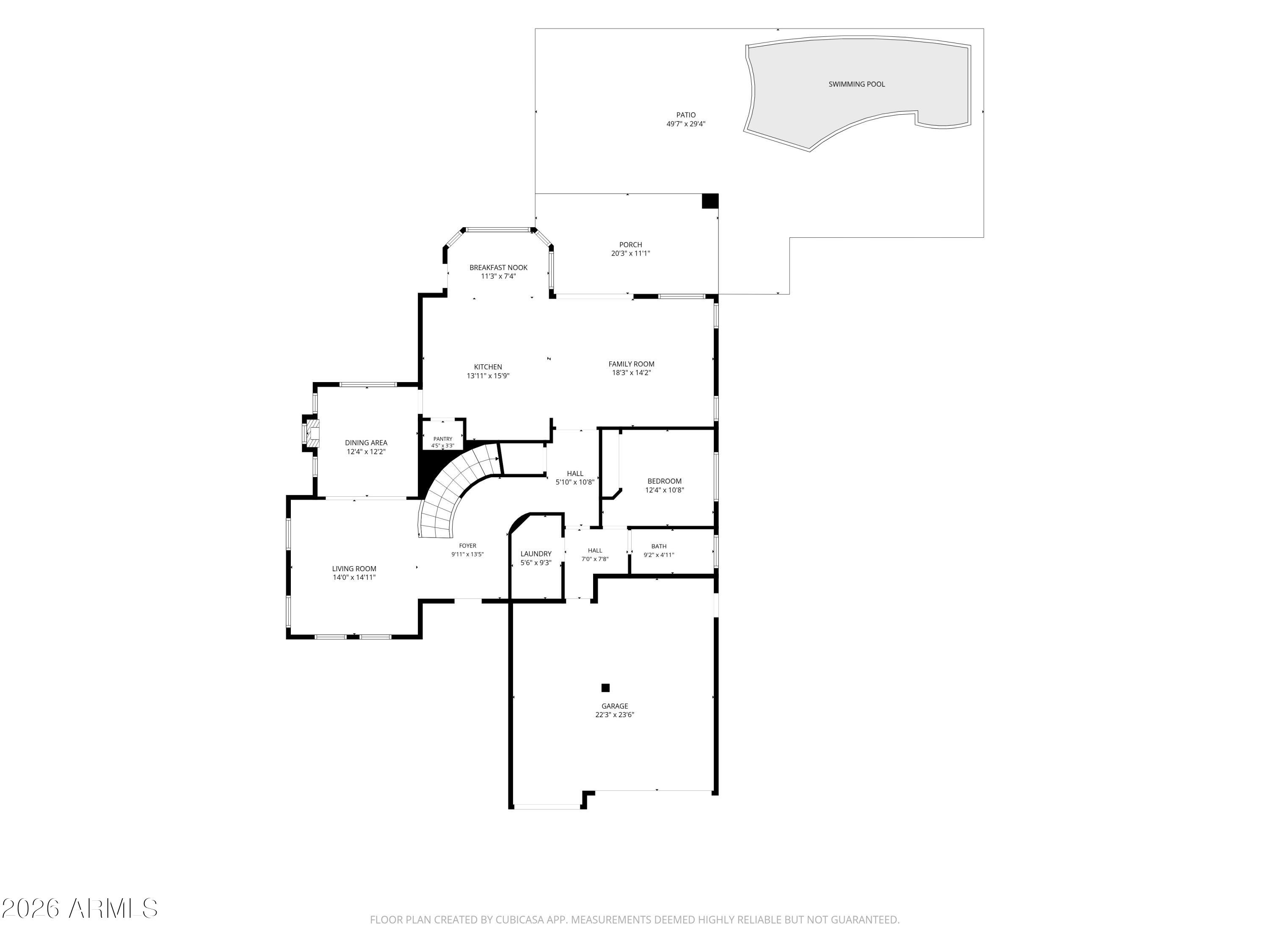1826 East Mineral Road Gilbert, AZ 85234 - Photo 68 of 68 2D Floor plan for 1826 East Mineral Road
