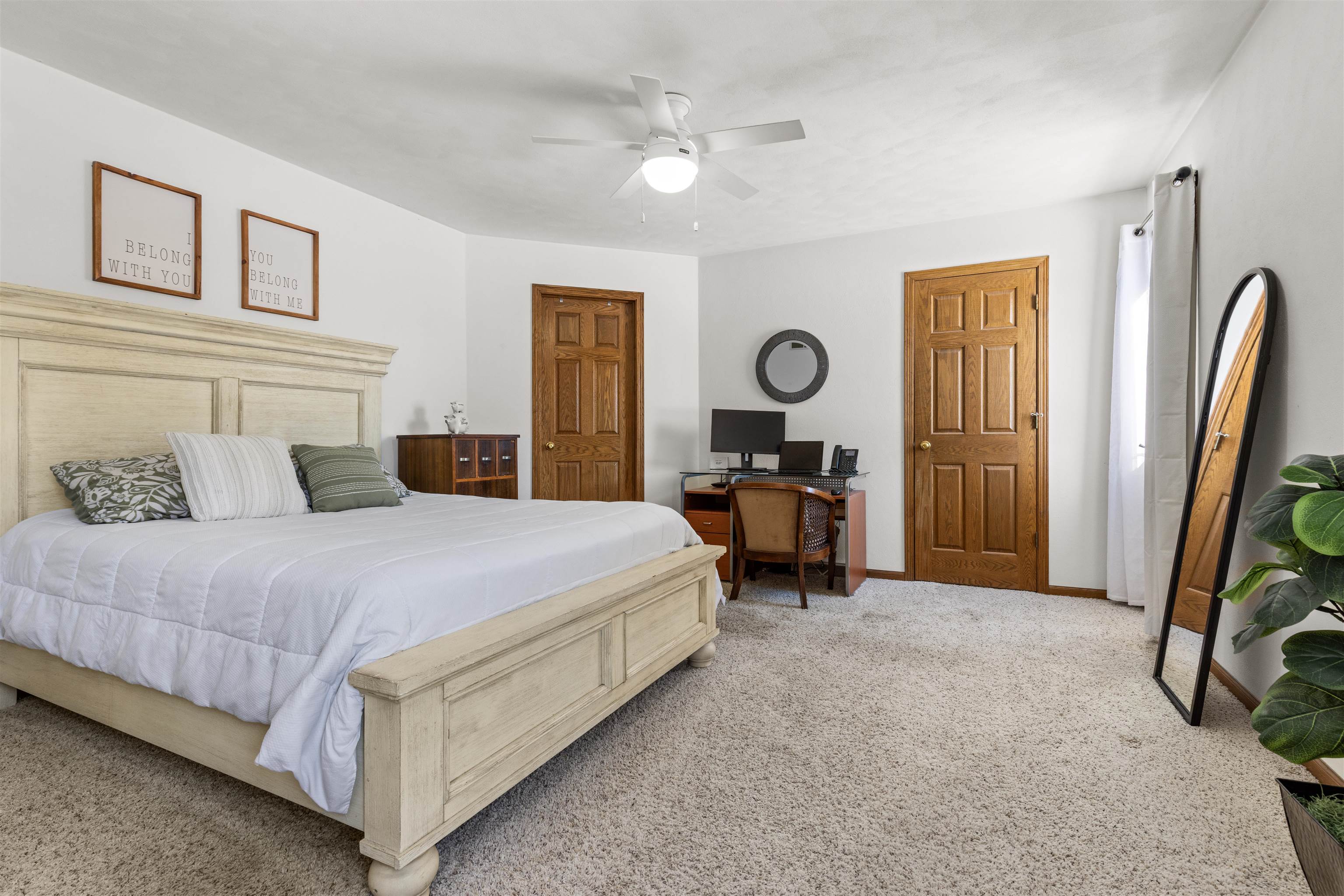 7467 McCurry Road Roscoe, IL 61073 - Photo 7 of 29 a bed room with a bed and a tv