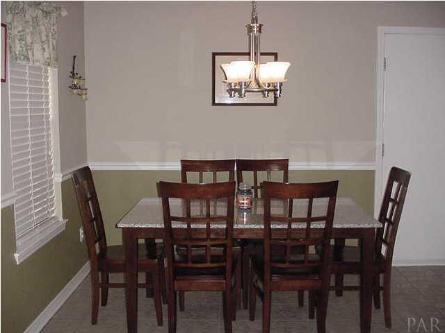 Roomy Dining Area off Kitchen
