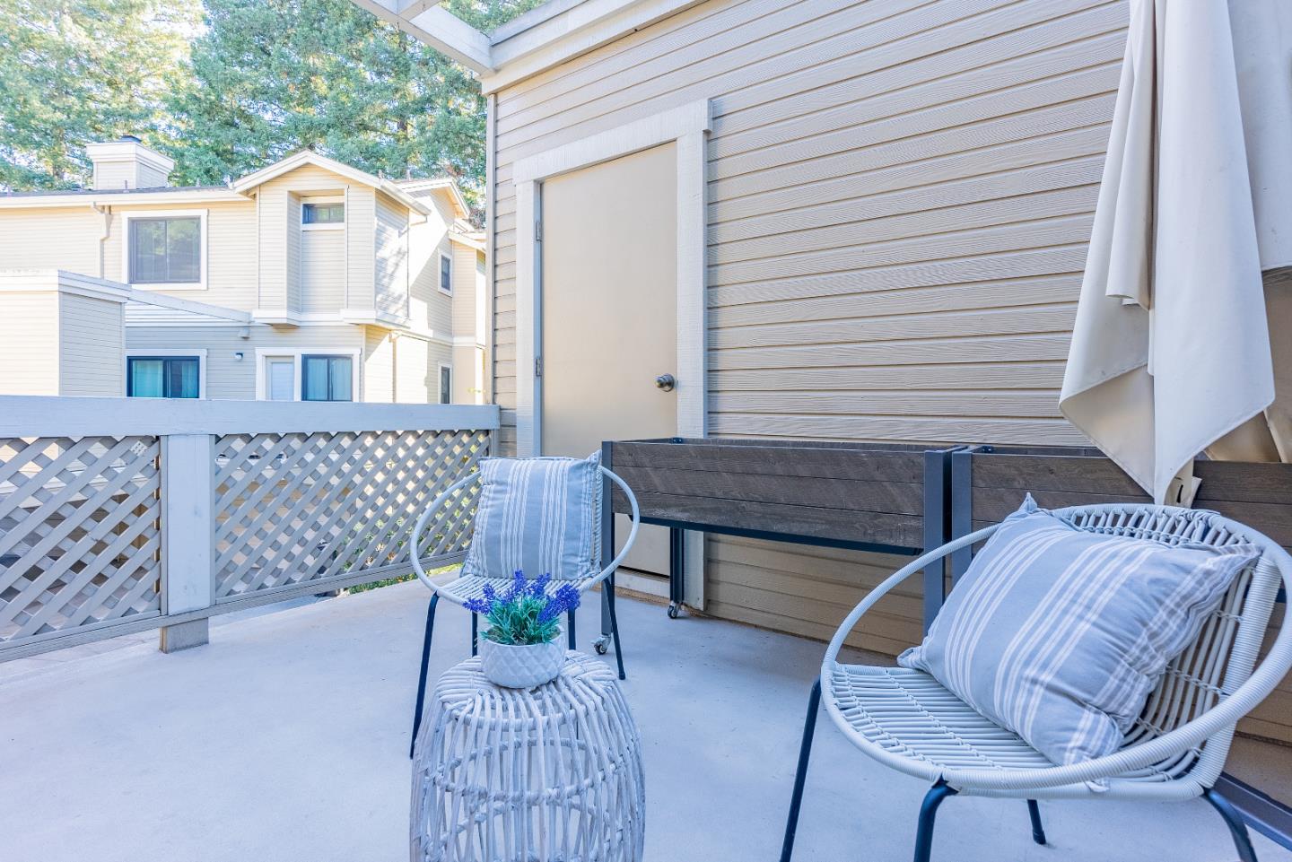 919 La Mesa Terrace, Unit E Sunnyvale, CA 94086 - Photo 14 of 34 a view of a deck with furniture