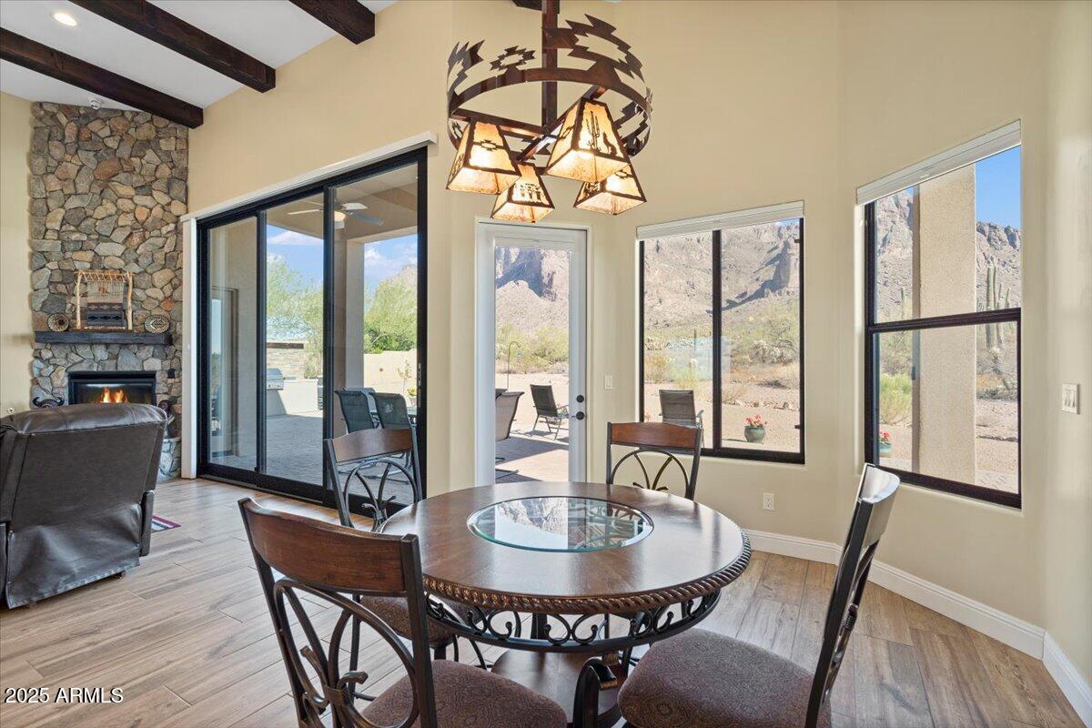 1255 North Holmes Road Apache Junction, AZ 85119 - Photo 59 of 72 Dining area with Mtn views