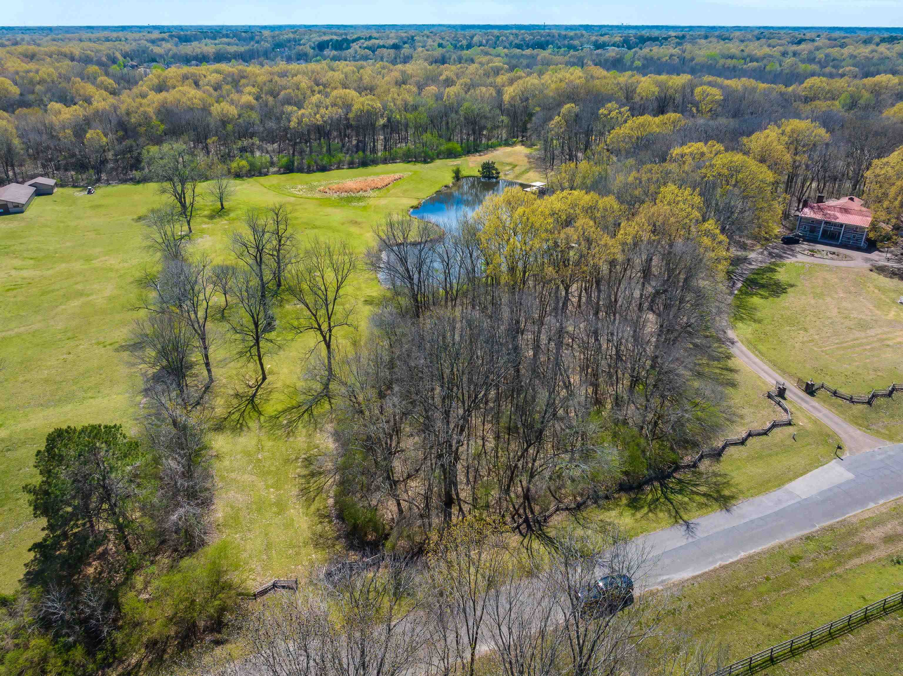 a view of a lake with a mountain