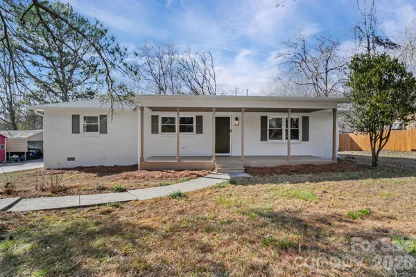 a backyard of a house