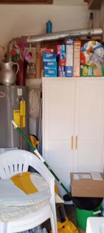 a room with storage and utility