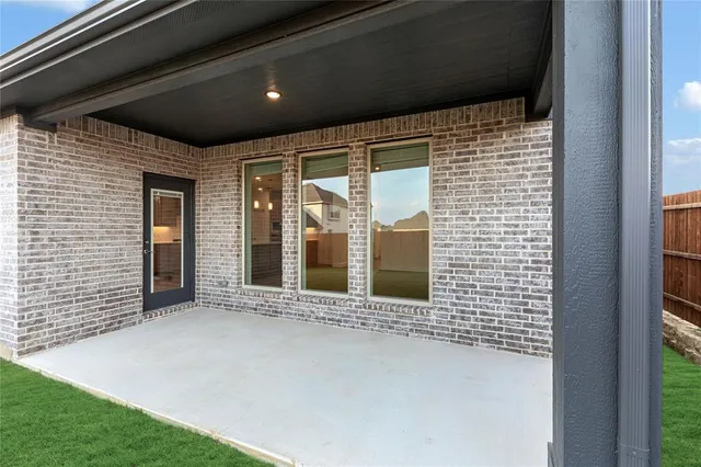 a view of a door of the house