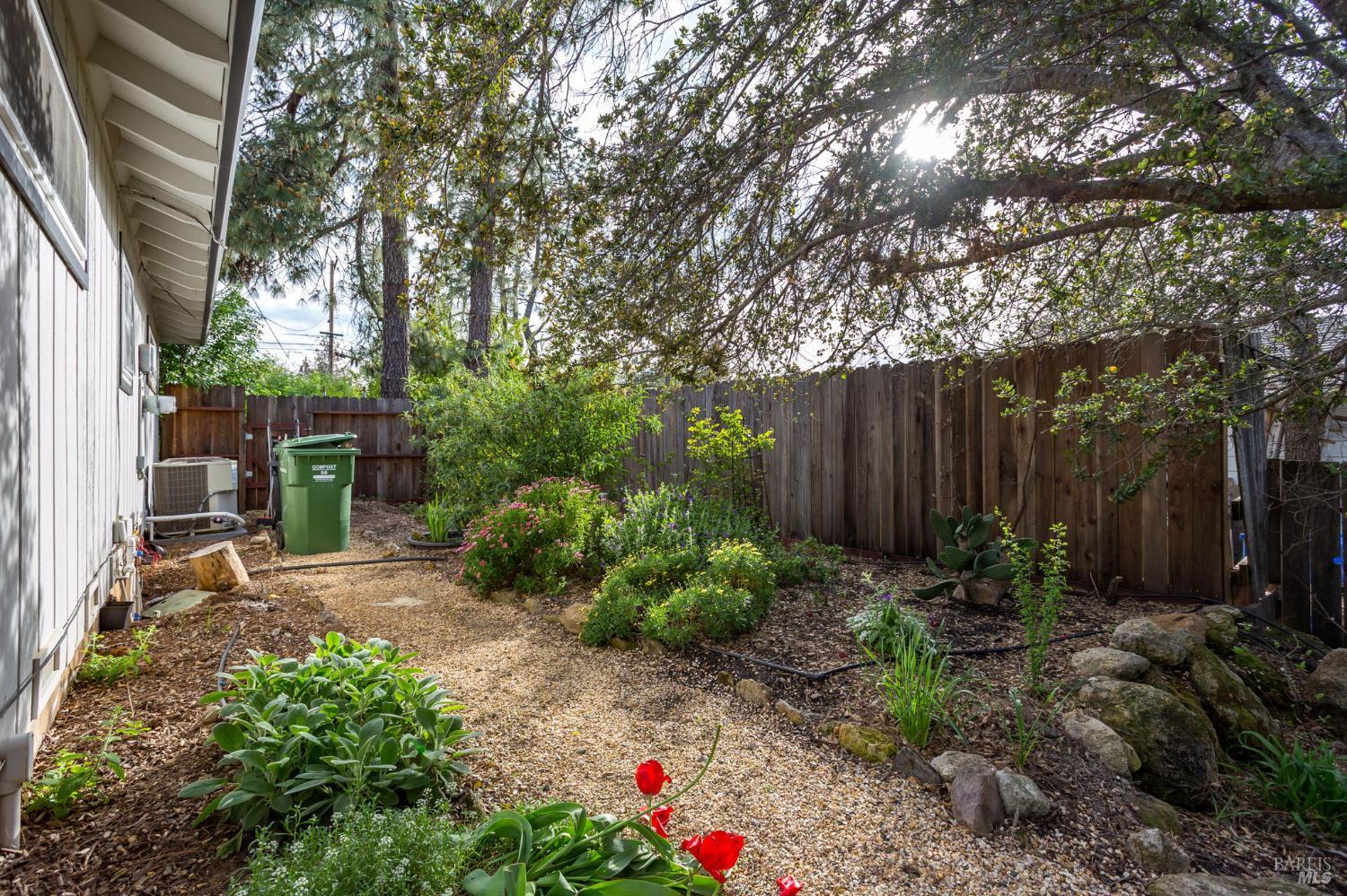 350 Newton Way Angwin, CA 94508 - Photo 38 of 44 a backyard of a house with lots of green space