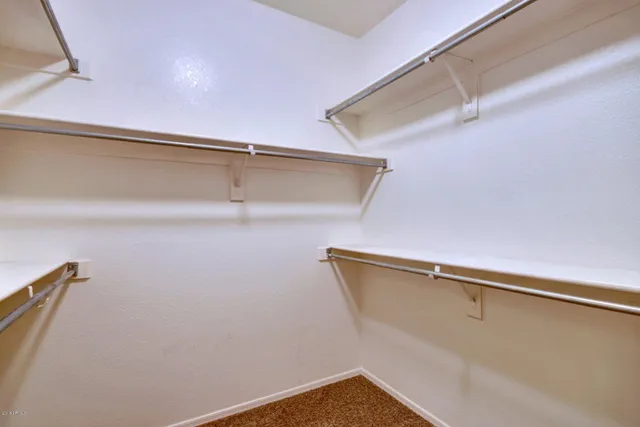 a close view of closet